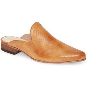 BEDSTU bed stu cognac worn Brenda pointed slip on mule leather western shoes